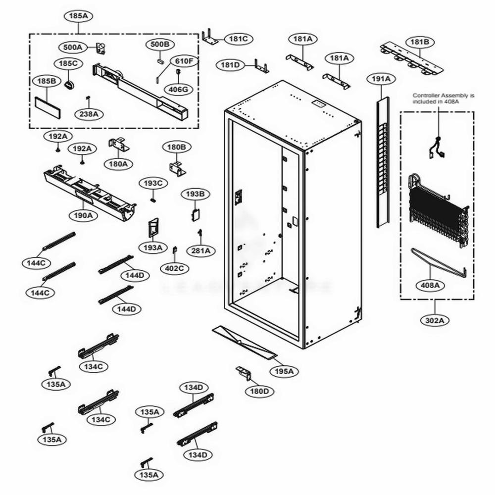 LG Range Cover Bracket - MAZ66006401