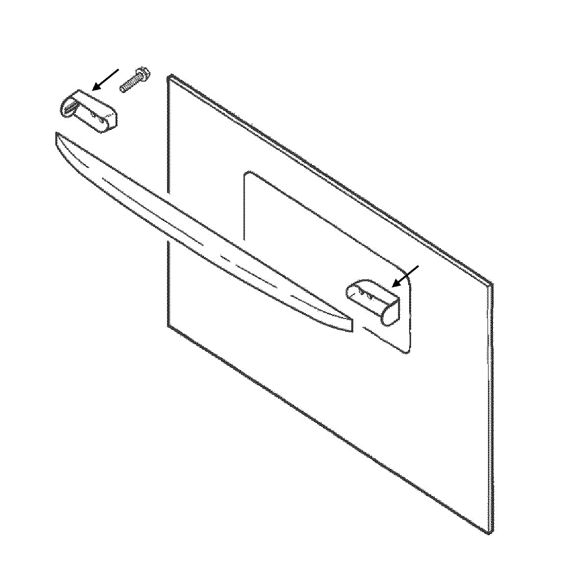 Whirlpool Bracket, Angle (Golden Wheat) - 3389291