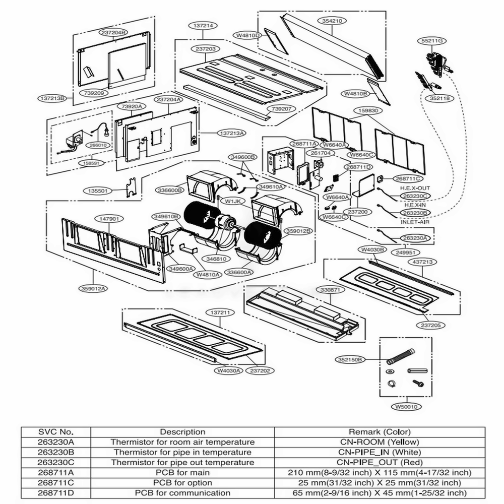 LG Drain Pan Assembly - AGK73510506