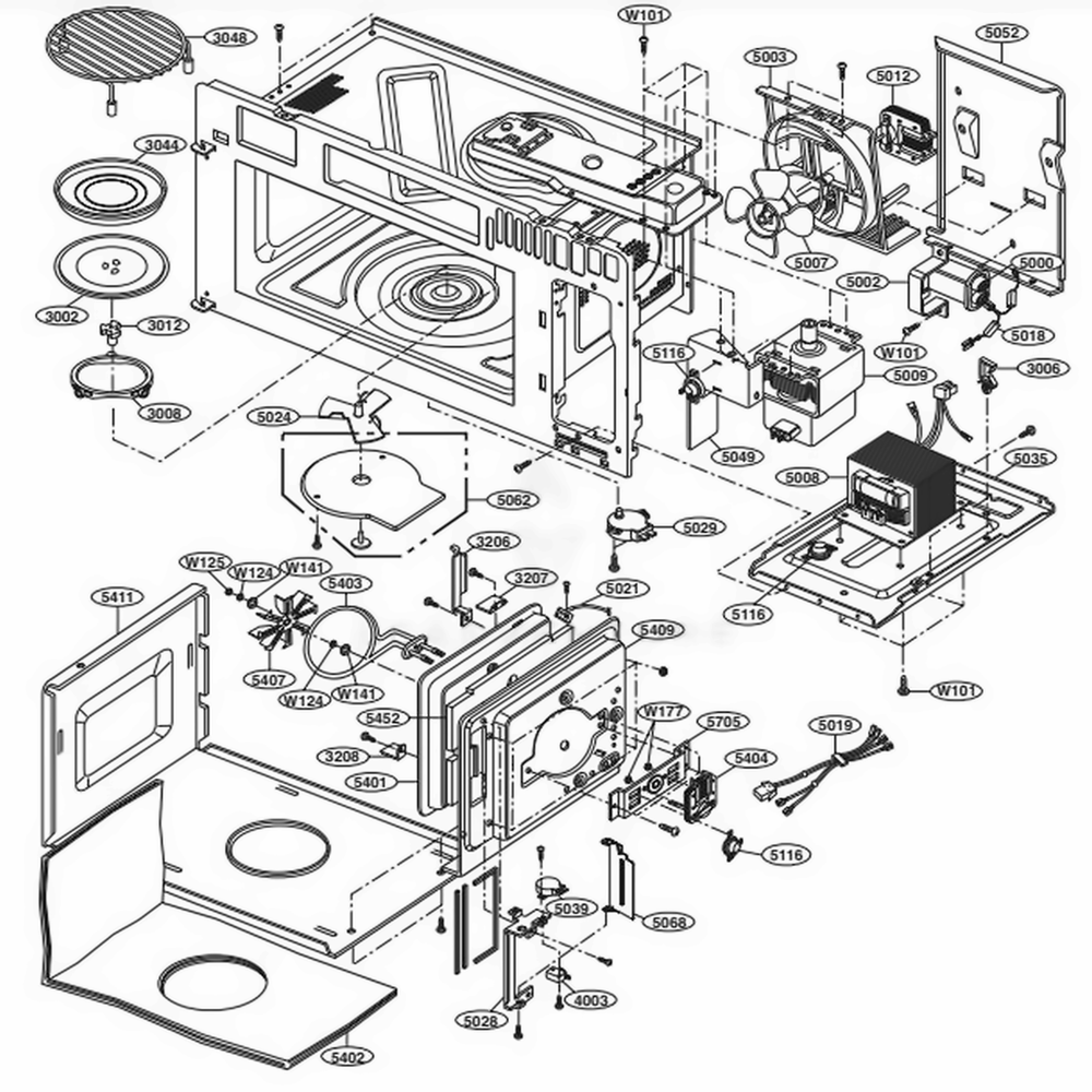 LG Transformer,High Voltage - EBJ60990805