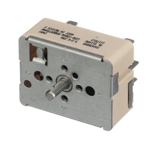 Electrolux Range Small Surface Element Control Switch - 316436000