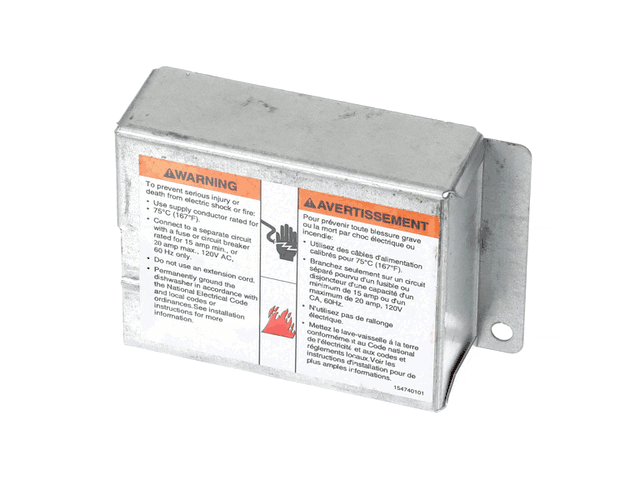 Electrolux Cover,Junction Box,W/Label - 154758501