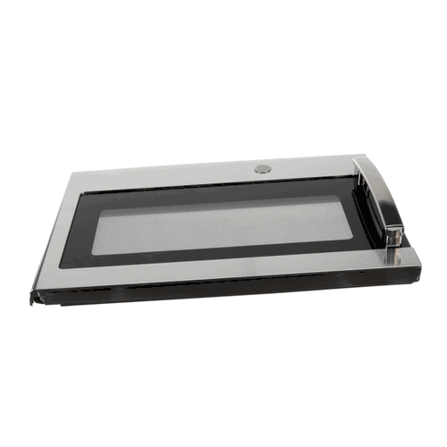 GE Microwave Stainless Steel Door With Flat Ge Logo - WB56X30297