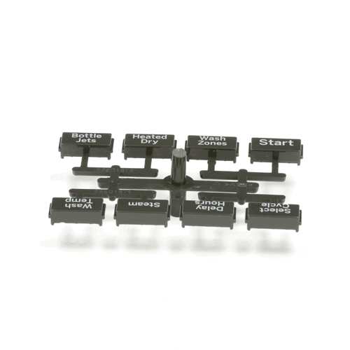 GE Button And Graphic Asm - WD09X21694