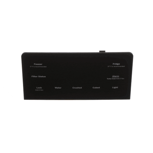 GE Control Display Asm Black Slat - WR55X35749