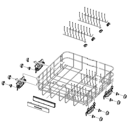 Samsung Assembly Basket Lower;Dw9900R, - DD97-00606A