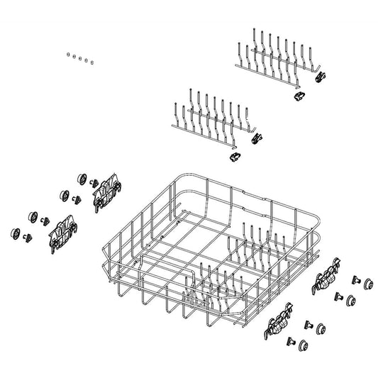 Samsung Assembly Basket Lower - DD97-00651A