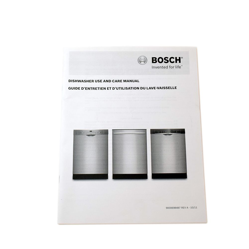 Bosch Instruction Manual - 00734949