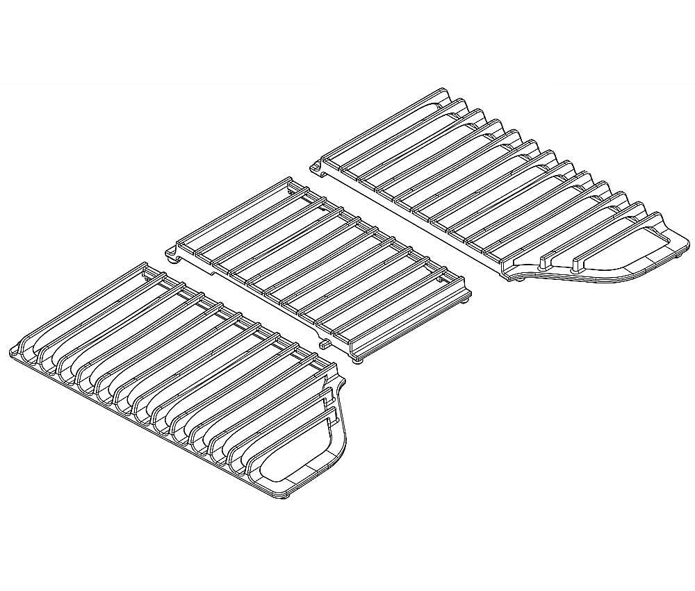 Whirlpool Range Burner Grate Kit – W10597193