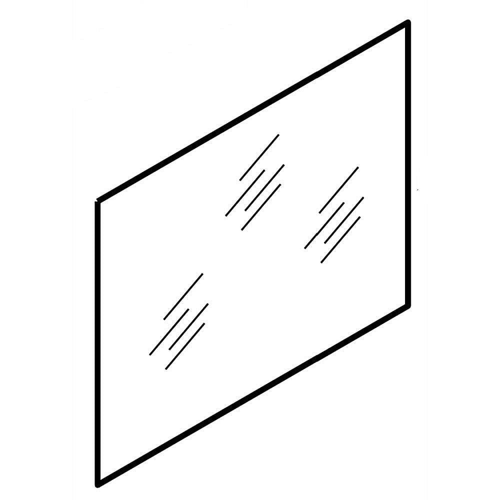 Whirlpool Glass Door - W11028218