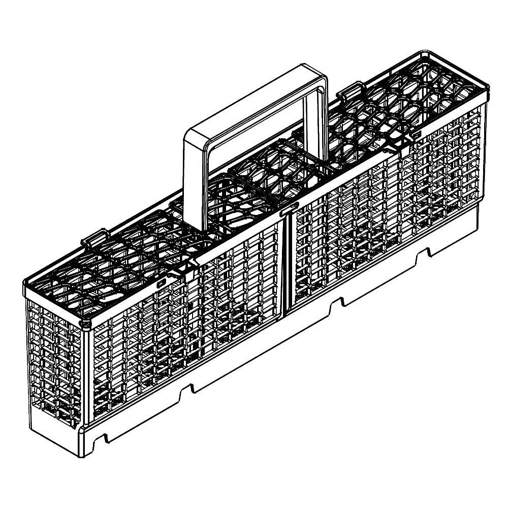 LG Dishwasher Utensils Basket Assembly - AAP74471301