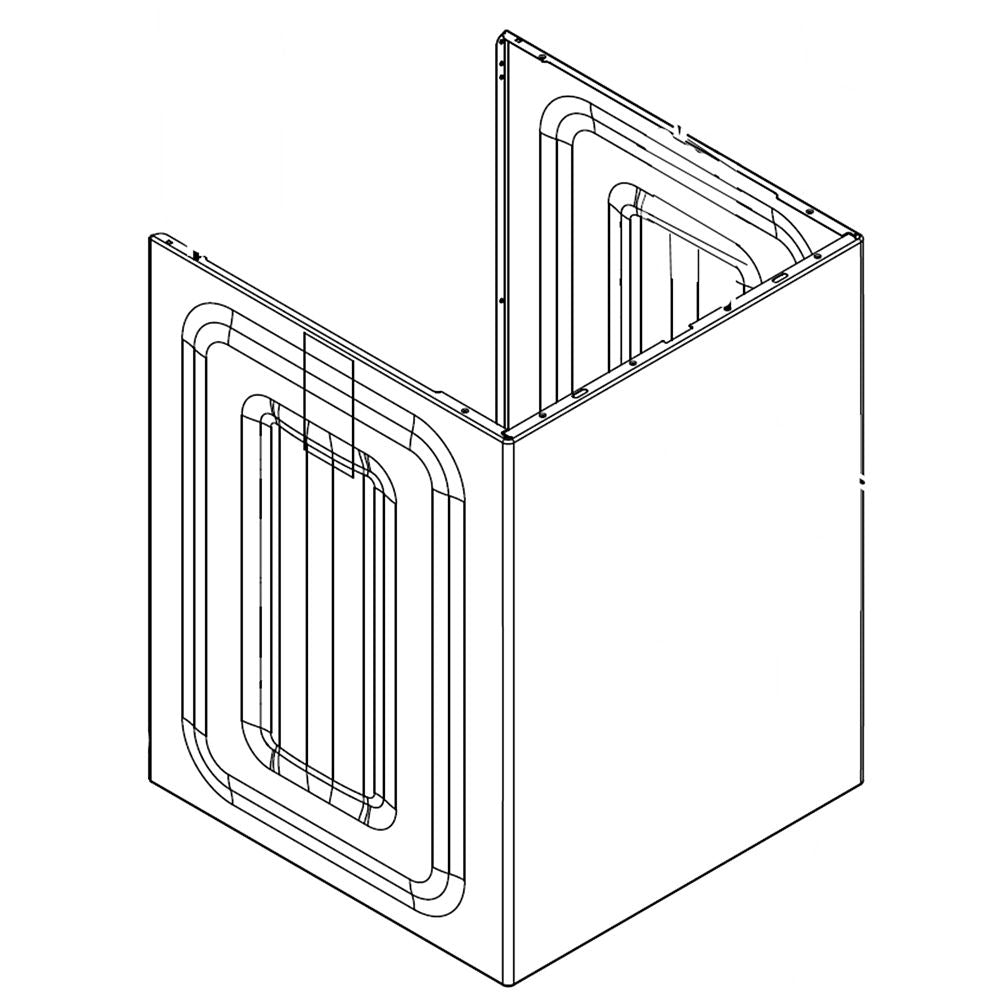 Whirlpool Cabinet Wrap,Asm,Vmax,Tall,Chs - W10677266