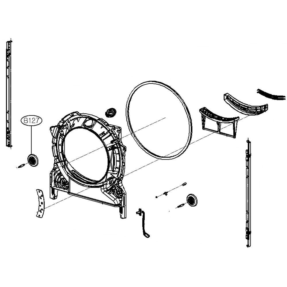 LG Front Cover Assembly - ACQ55944002