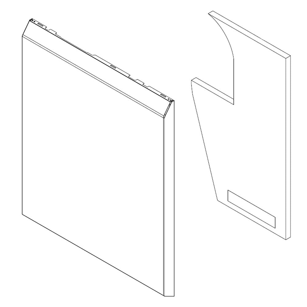 LG Dishwasher Front Cover Assembly - ACQ88048307