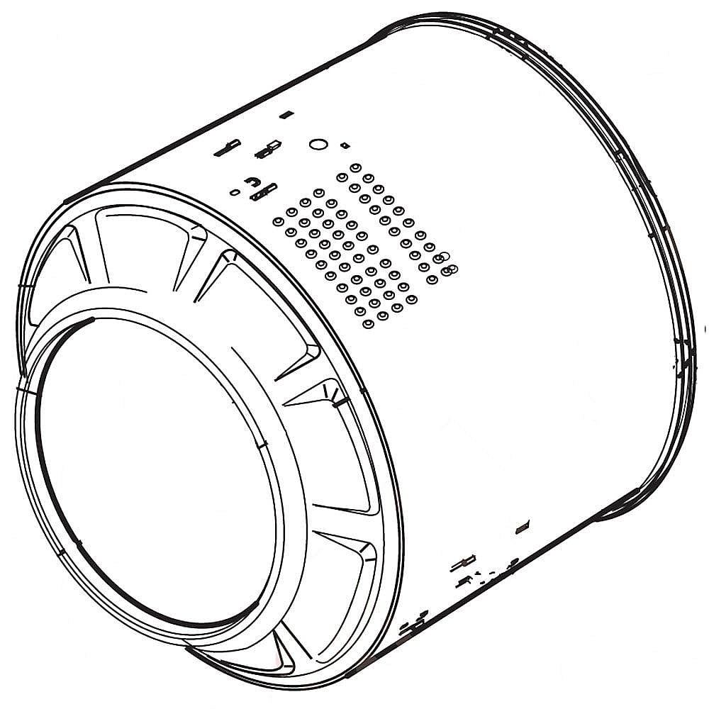 LG Druminner Tub Assembly - AJQ54138214