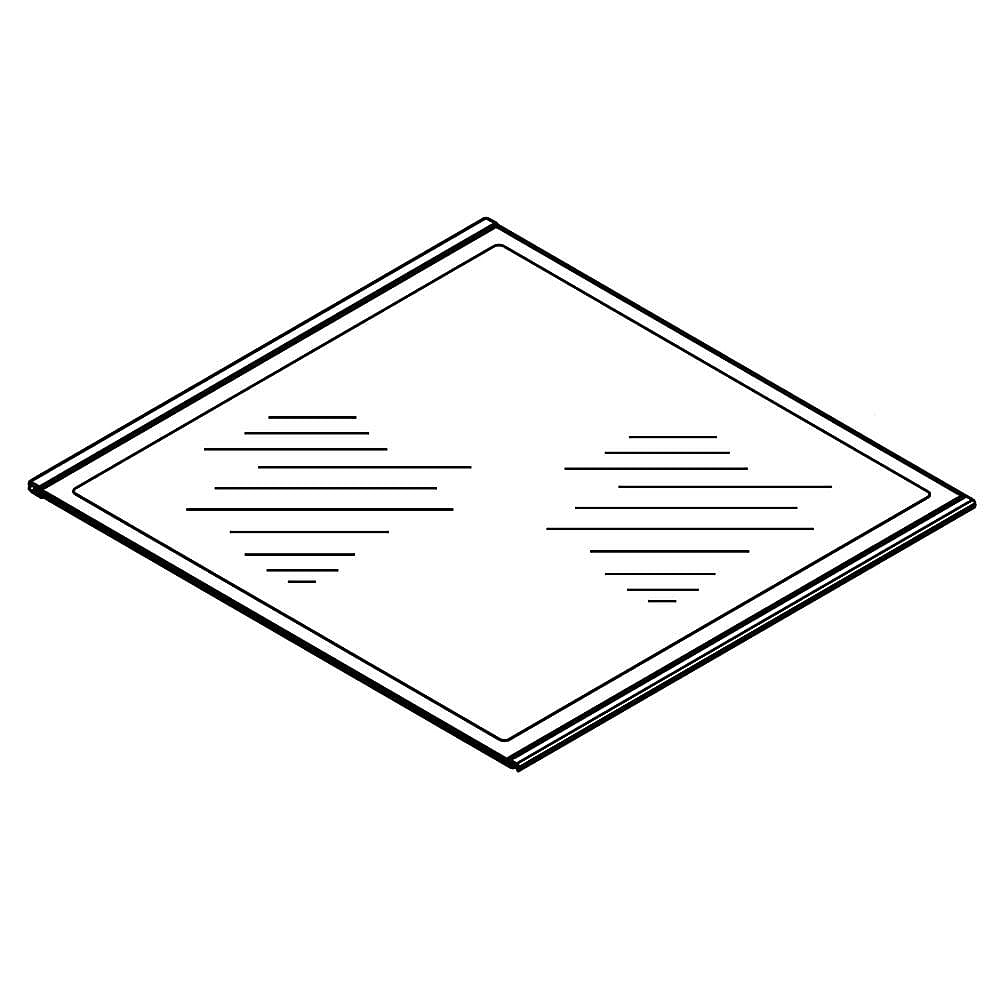 Whirlpool Refrigerator Freezer Glass Shelf, Upper - W11130205