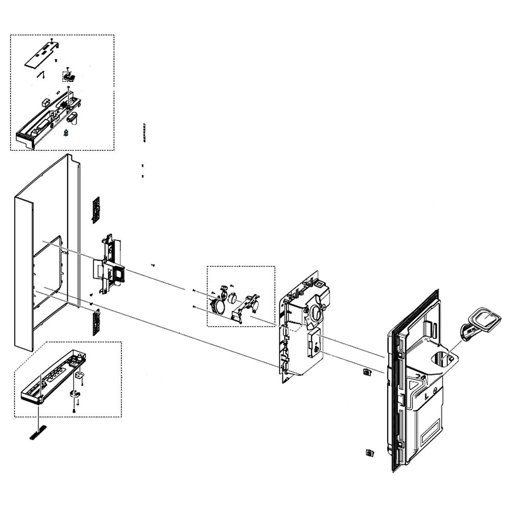 Samsung Assembly Door Foam-Ref Left;Aw - DA91-05050D
