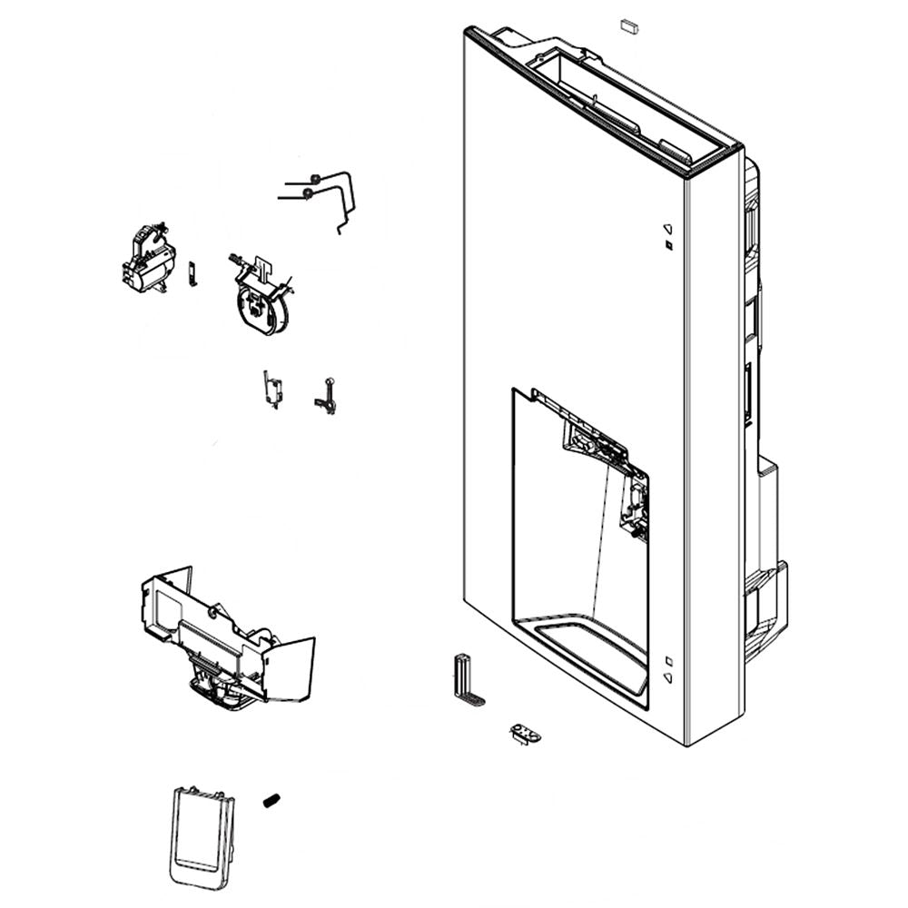 LG Door Foam Assembly,Refrigerato - ADD76416503