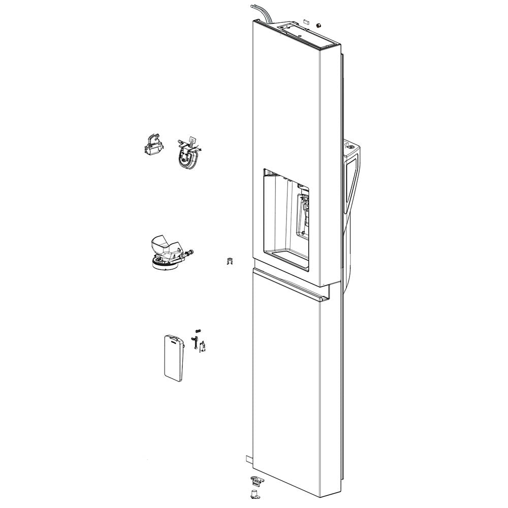 LG Door Foam Assembly,Freezer - ADD76421101