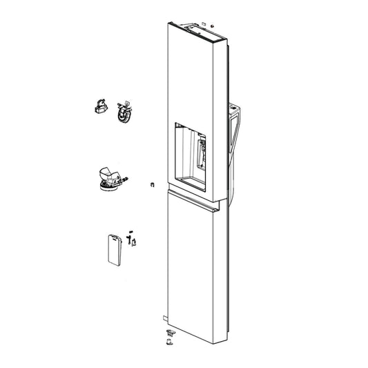 LG Door Foam Assembly,Freezer - ADD76421102