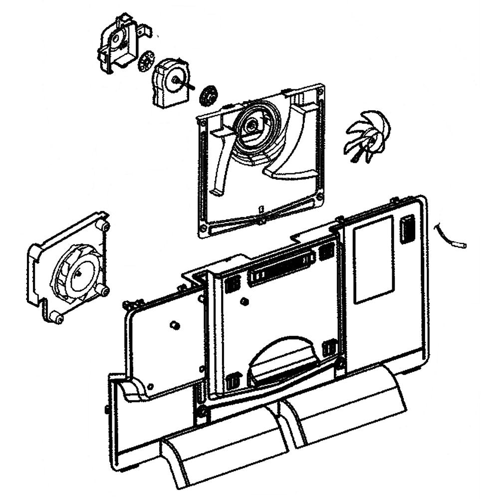 LG Grille Assembly,Fan - AEB73764534