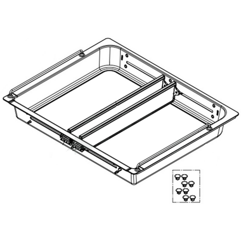 LG Tray Assembly,Drawer - AJP74154612