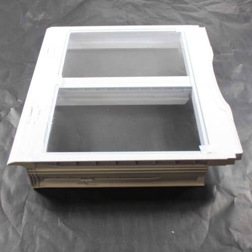 Samsung Refrigerator Crisper Drawer Cover Assembly - DA97-13029A