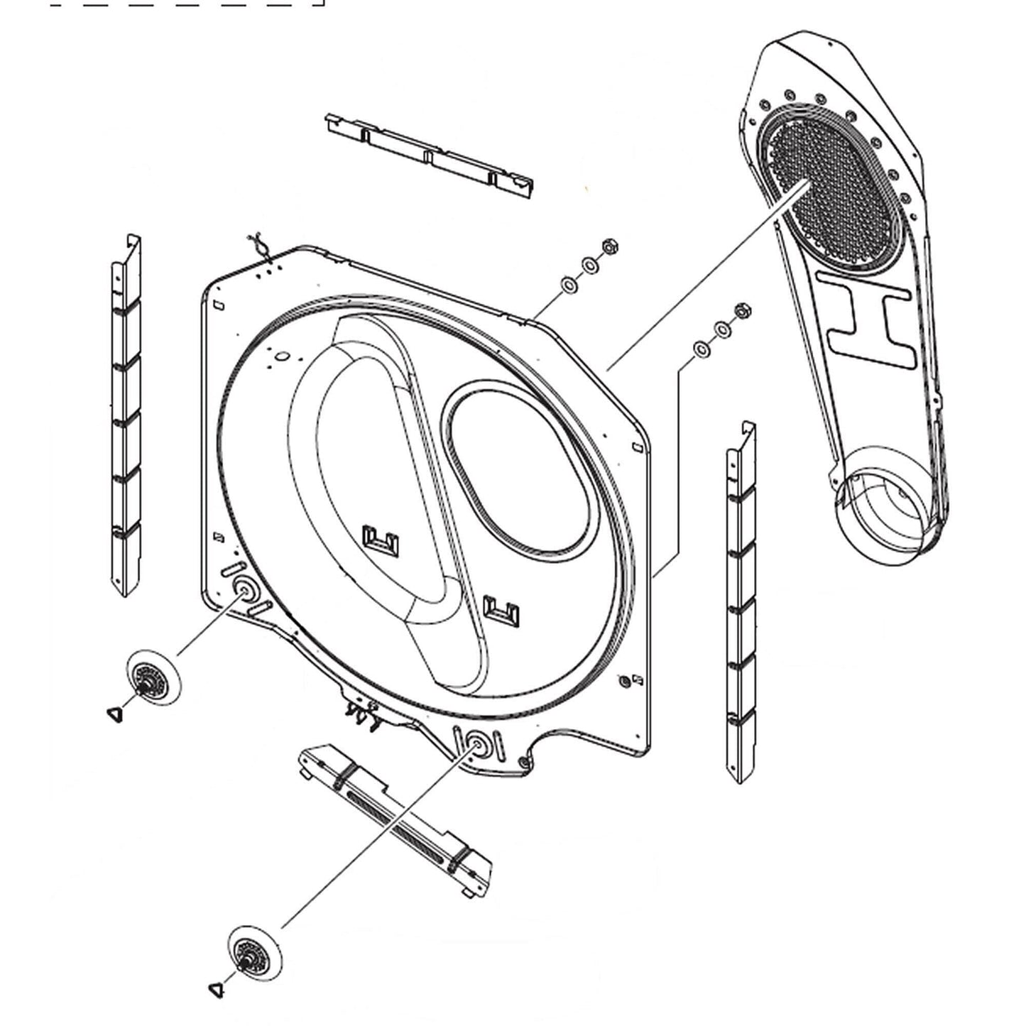 Exmark Bearing-Bottom, Hopper - 142-3500