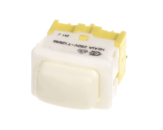 Speed Queen Switch,Push Button Spst No,Wht - D517616