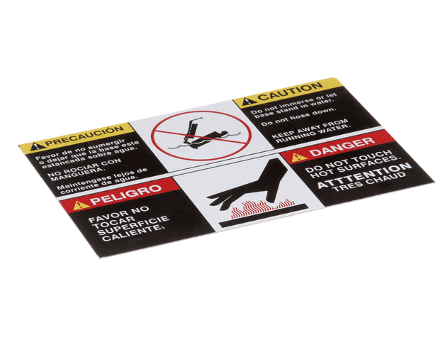 Star Label - Caution (Bi-Lingual) - 2M-Z2620