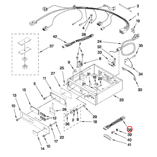 Whirlpool Wire-Harness - W10133305