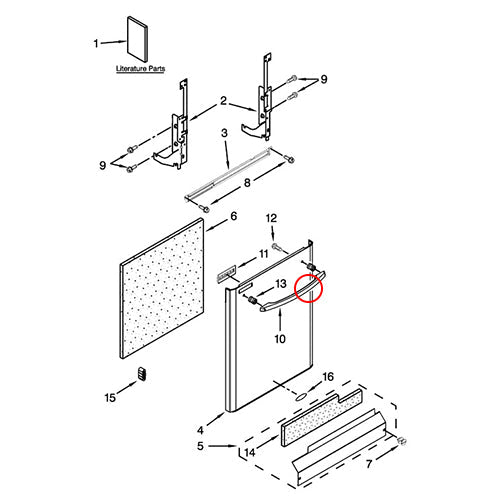 Whirlpool Handle - W10324627