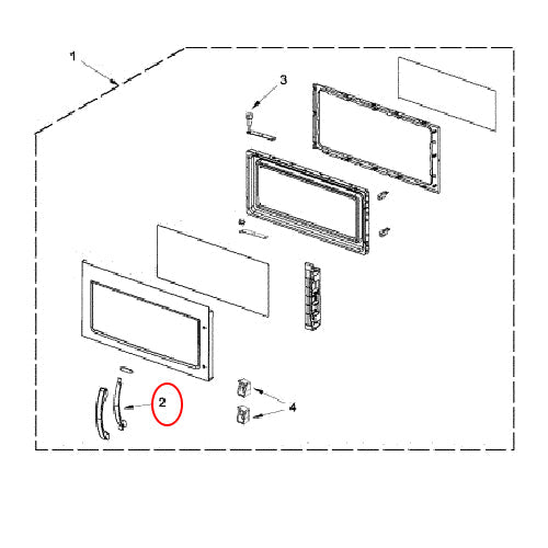 Whirlpool Door Handle - W10506378