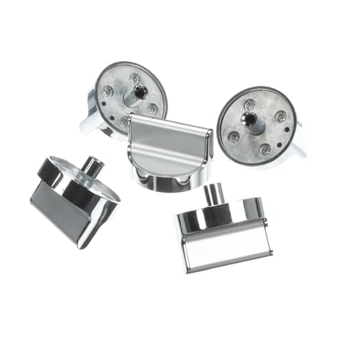 Whirlpool Range Control Knob Kit, Stainl - W10698166
