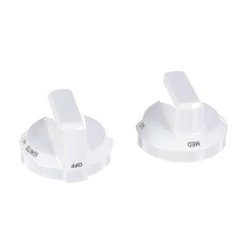 Whirlpool Range Surface Burner Knob (White) - W10844794