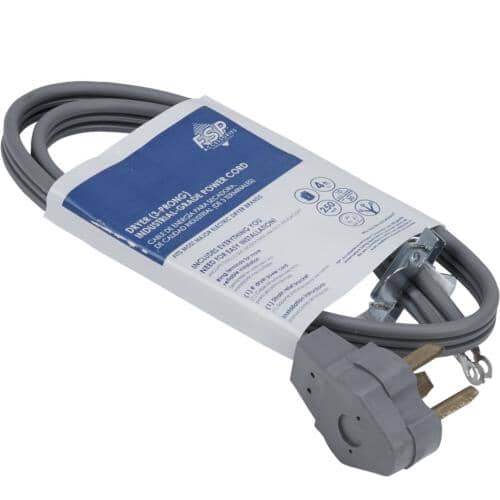 Whirlpool Dryer Cord - 3 Wire 30 Amp 4-F - PT220L