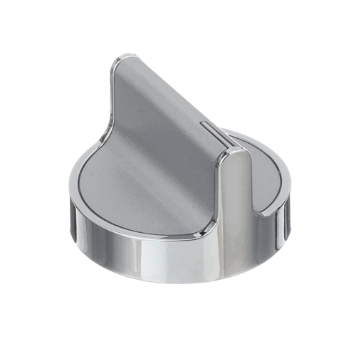 Whirlpool Range Surface Burner Knob (Stainless) - W10828837