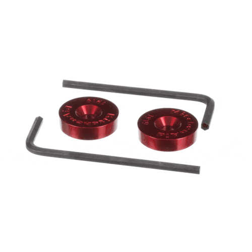 Whirlpool Handle Medallions - Red - W10846207