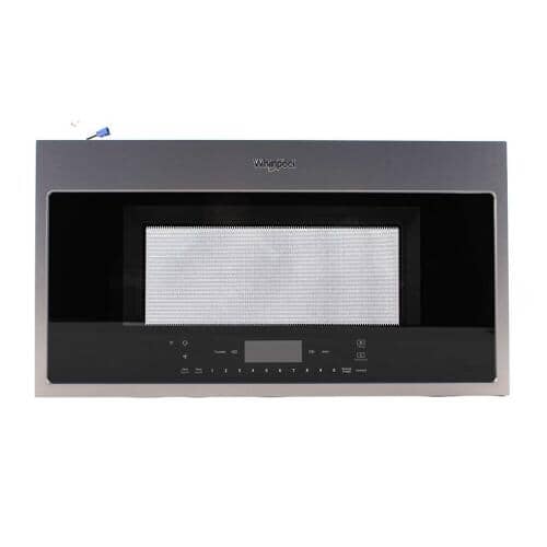 Whirlpool Microwave Door Assembly (Stainless) - W11188093