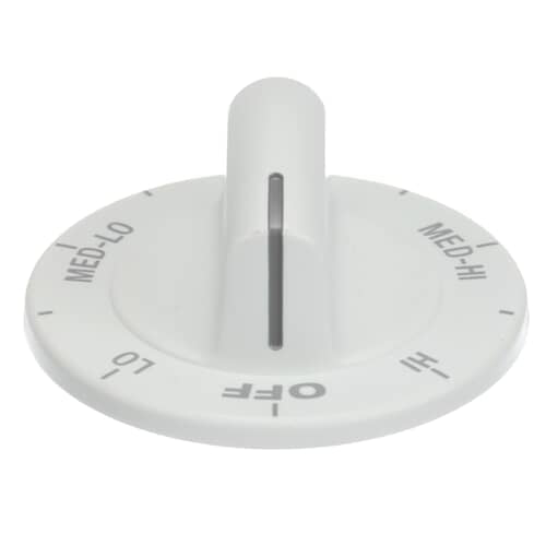 Whirlpool Range Surface Element Knob (White) - WP3196028