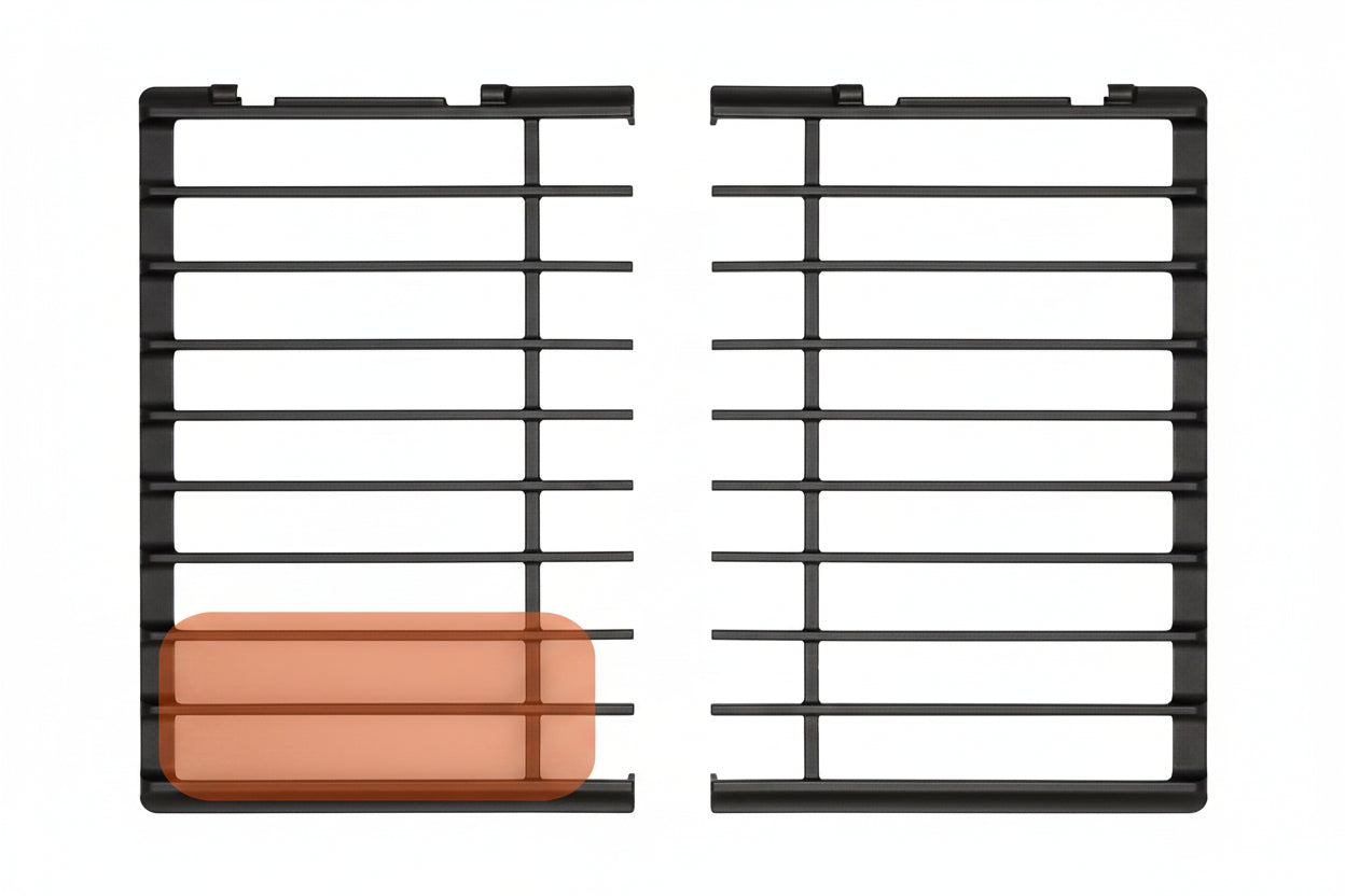Whirlpool Gas Range Burner Grate Kit - W11381339