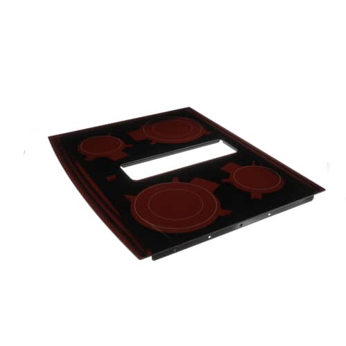 Whirlpool Range Black Glass Cooktop Main Top - W10239357