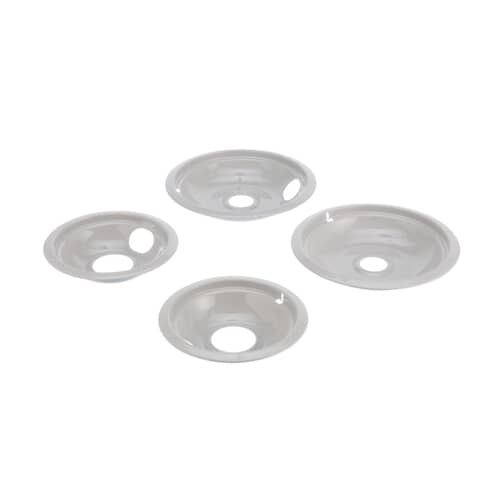 Whirlpool Grey Drip Bowl Set, 2-6-Inches - W10291024