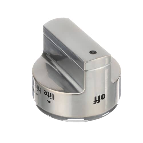 Whirlpool Range Surface Burner Knob (Stainless) - W11101439