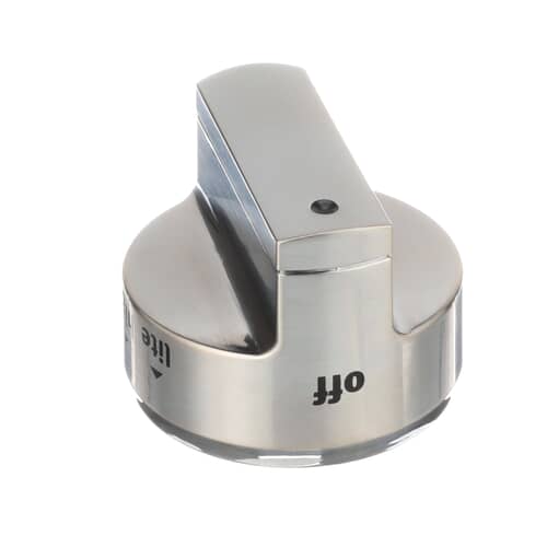 Whirlpool Range Surface Burner Knob (Stainless) - W11101439