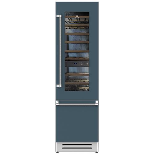 Hestan KRWL24GG Refrigerator With Wine, Left Hinged, 24-Inch - Dark Gray