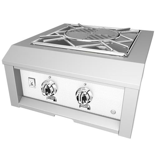 Hestan AGPB24NGWH Power Burner, Built-In, 24-Inch - Ng - White