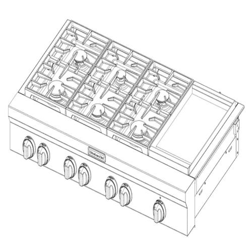 Whirlpool KGCU483VSS01 Replacement Part