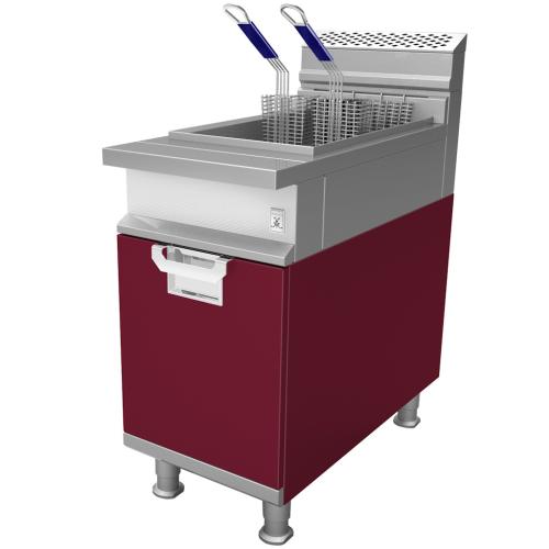 Hestan HFRL12NGH2BG Fryer, Lh, Top Assembly, 12-Inch - Ng-H2, Burgundy