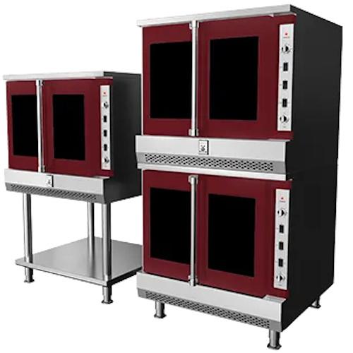 Hestan HUCOL2NGH2BG Double Deck Upright Conv. Oven, Left Door Window, -Ng-H2, Bu